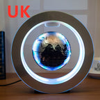 Globe LED Rond Mappemonde Flottant Lévitation Magnétique Lumière Anti-Gravité Magique