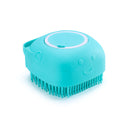 Silicone Dog Bath Massage Gloves Brush Pet Cat Bathroom Cleaning Tool Comb Brush For Dog Can Pour Shampoo Dog Grooming Supplies