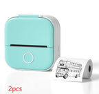 Mini imprimante d'étiquettes thermique portable Imprimante photo de maison Imprimante de questions incorrectes pour étudiants Mini imprimante d'étiquettes compatible Bluetooth Étiquette de prix