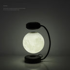 Veilleuse LED Lune 3D Lampe Flottante Rotative à Lévitation Magnétique Sans Fil Pour École Bureau Librairie Décoration de Maison