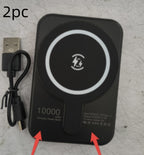 Mini Power Bank Portable Magnétique Sans Fil à Charge Rapide 5000 mAh