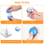1Pc Cat Toys Ball Fast Rolling In Pouch Rechargeable Motion Activated Interactive Cat Toys For Indoor Cats Hide And Seek Mouse Catching Game