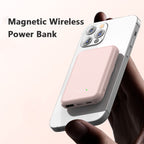 Mini Power Bank Portable Magnétique Sans Fil à Charge Rapide 5000 mAh